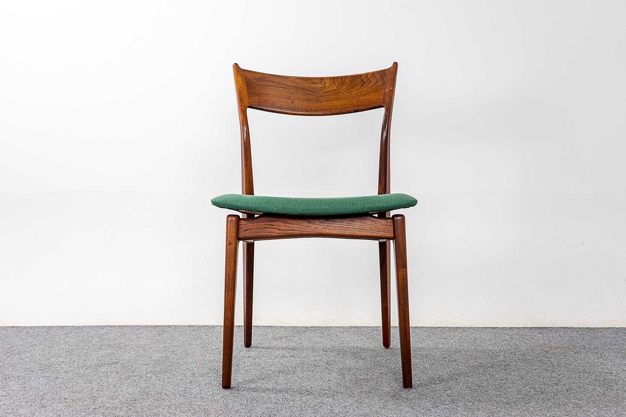 6 Danish Rosewood Dining Chairs, by HP Hansen 1