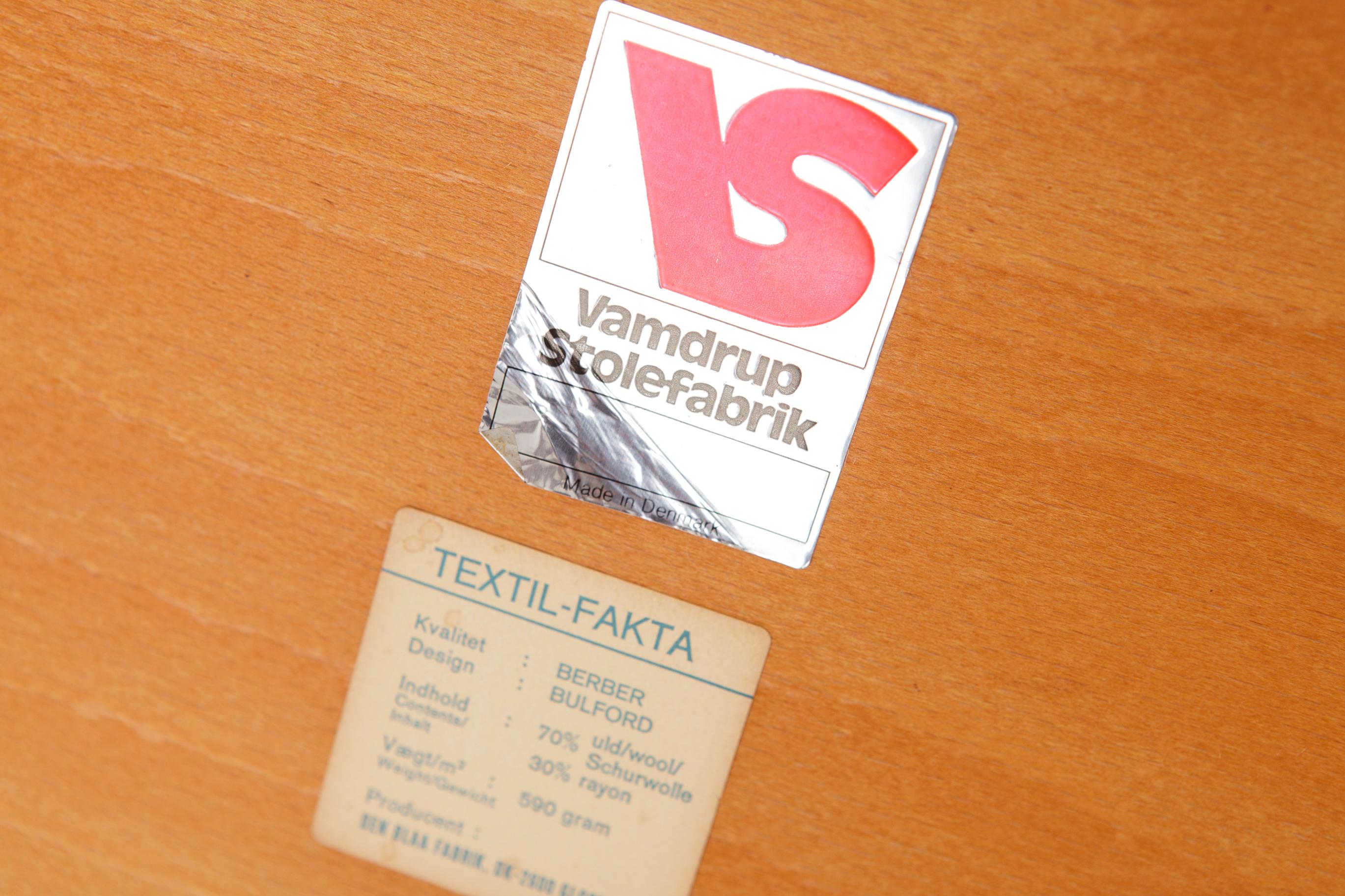 6 Danish Teak Chairs, 1960s – Vamdrup Stolefabrik – Mid Century Modern Dining Ch (Teakholz) im Angebot