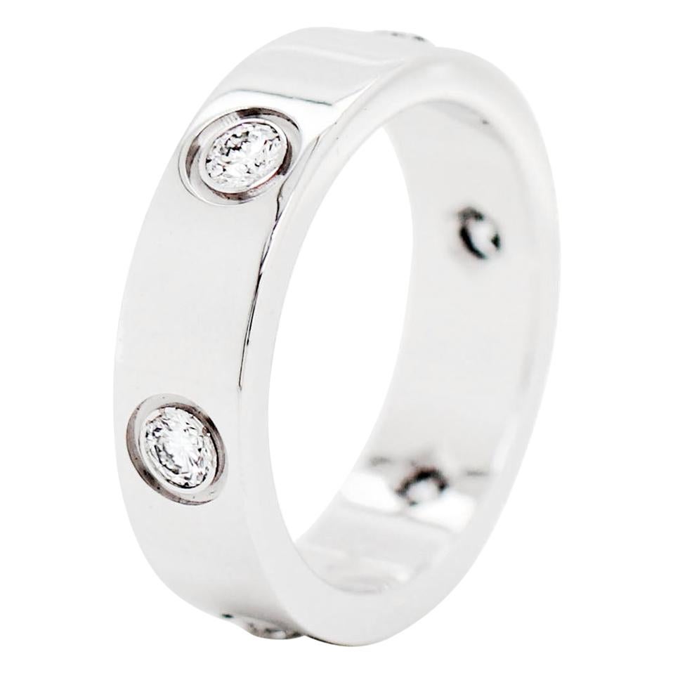 cartier love 18ct white gold ring