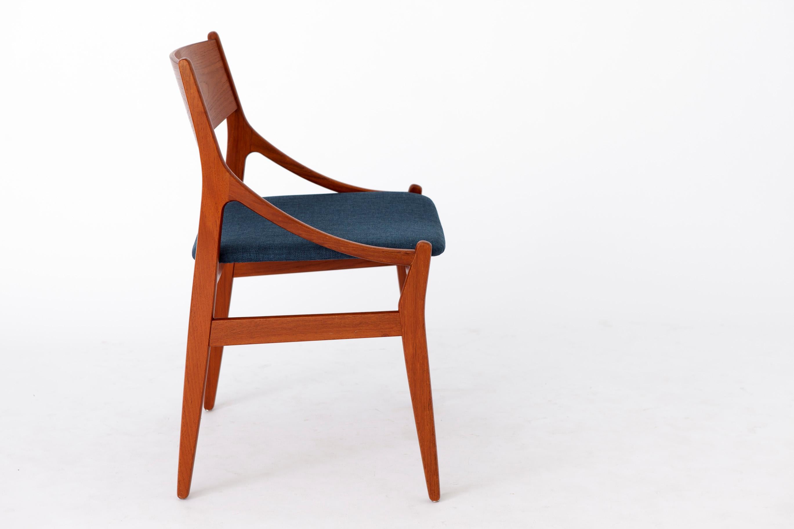 6 Dining Chairs 1960s, by Vestervig Eriksen, Danish, Teak, Vintage 2