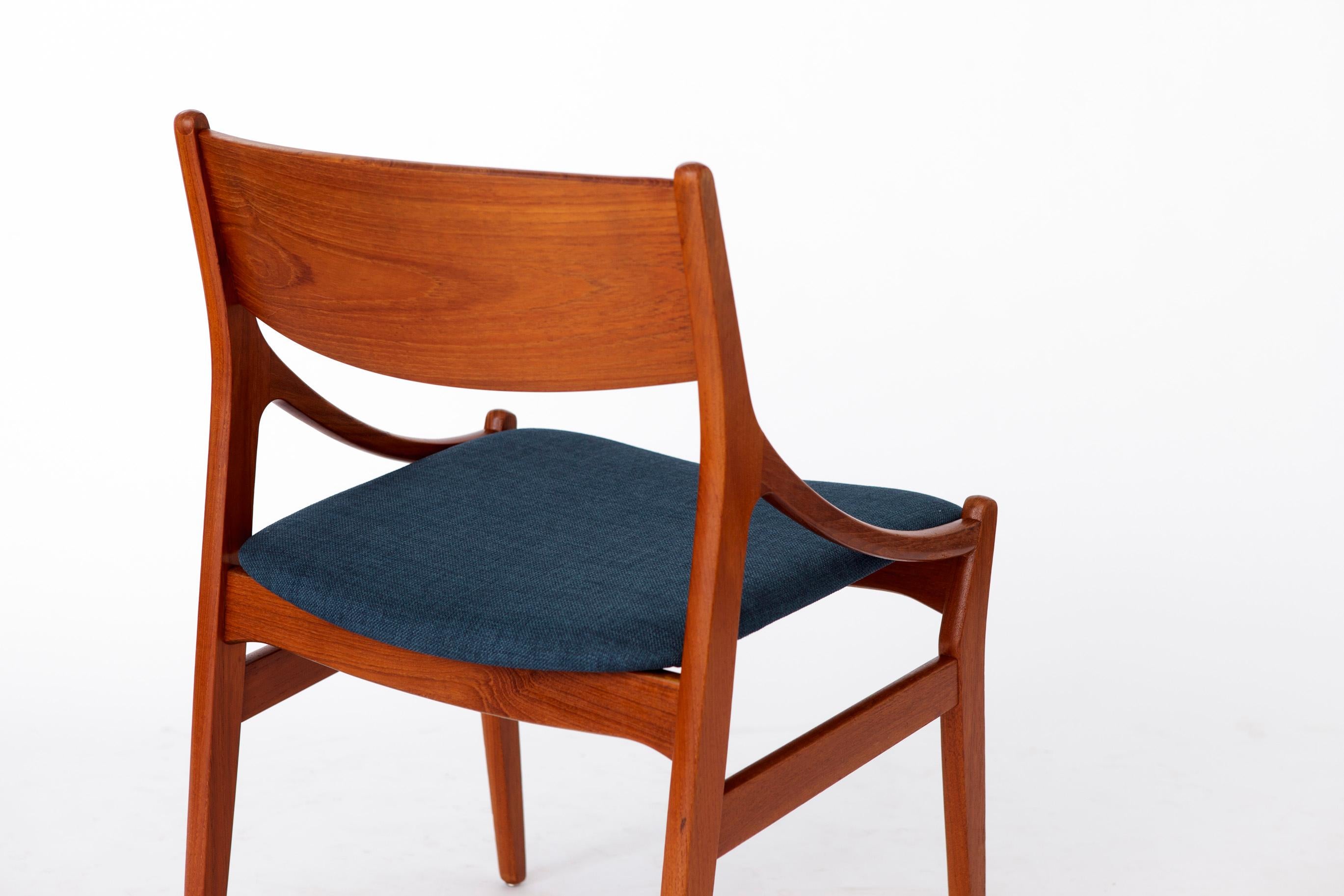 6 Dining Chairs 1960s, by Vestervig Eriksen, Danish, Teak, Vintage 3