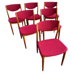 6 Dining Chairs by Danish Designer Arne Wahl Iversen