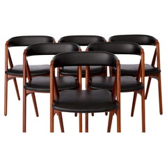 6 Dining Chairs by Farstrup, Denmark 1960s Vintage Teak
