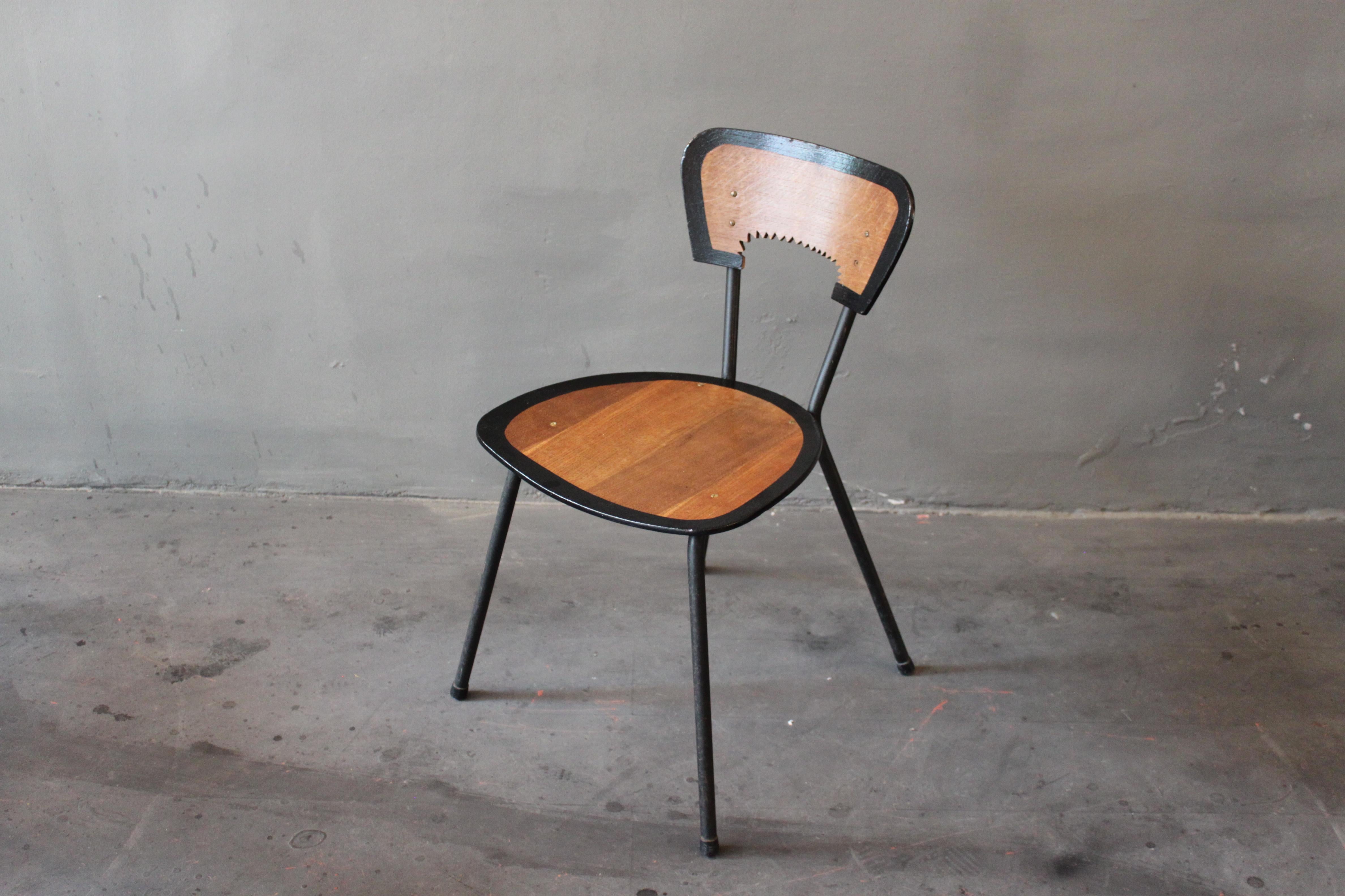 6 Dining Chairs by Jaques Hitier, contemporized by Atelier Staab 3