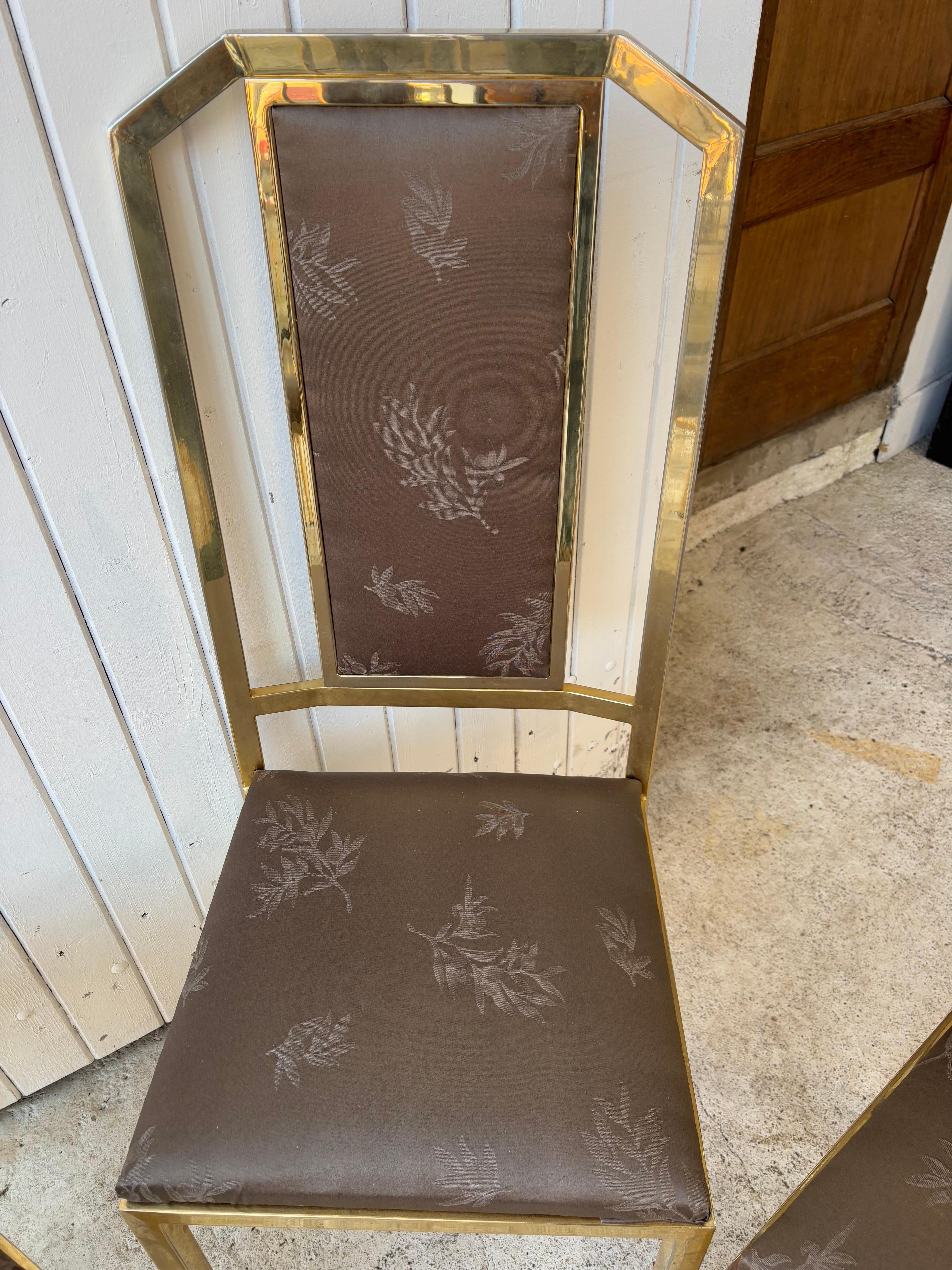 6 Dining Chairs by JC Mahey, Midcentury 1970’s For Sale 2