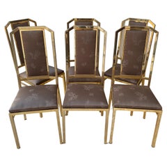 6 Dining Chairs by JC Mahey, Midcentury 1970’s