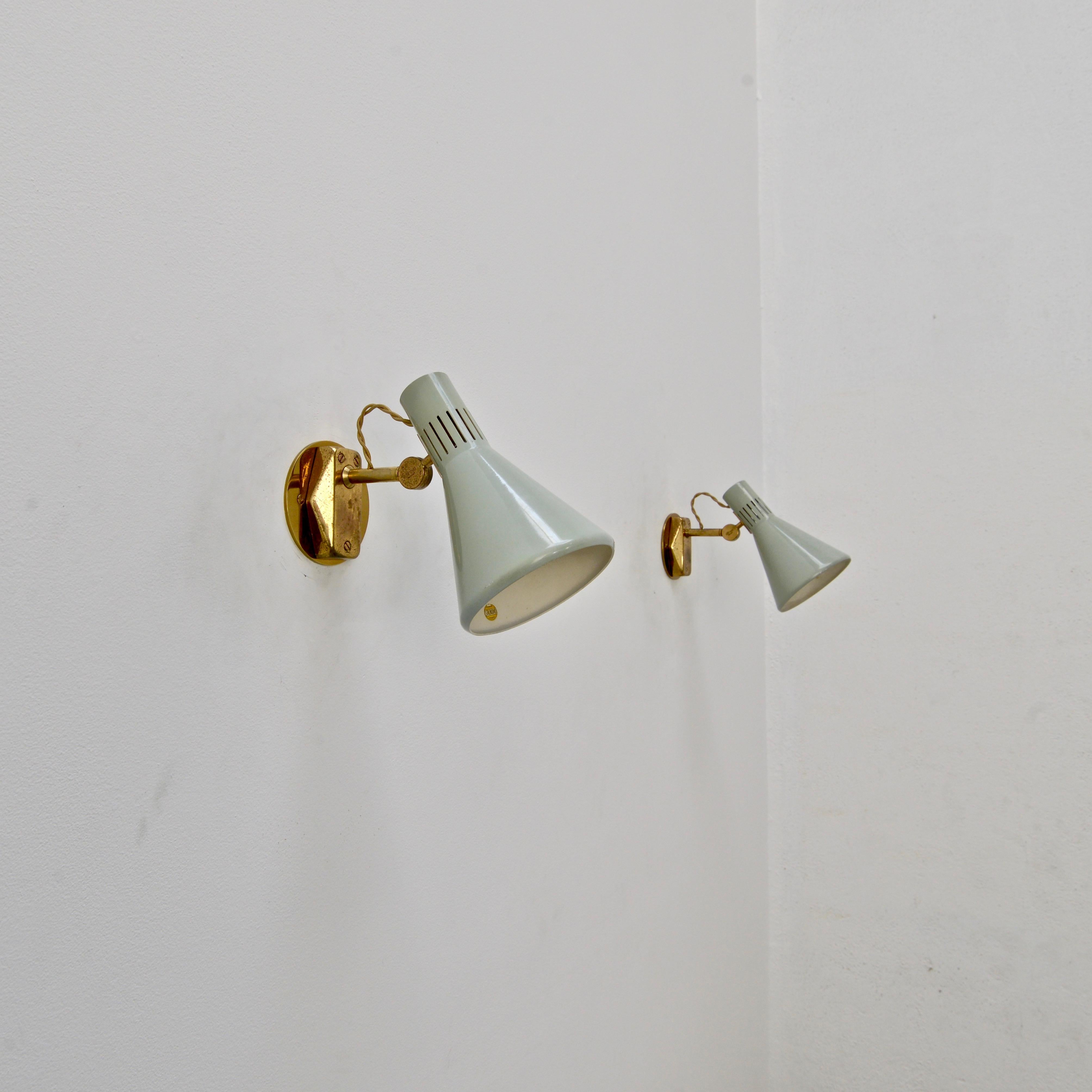 Mid-Century Modern (5) Directional Stilnovo Sconces