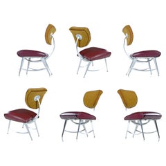 (6) Disney Quest Aluminum Armillary Chairs by Jordan Mozer