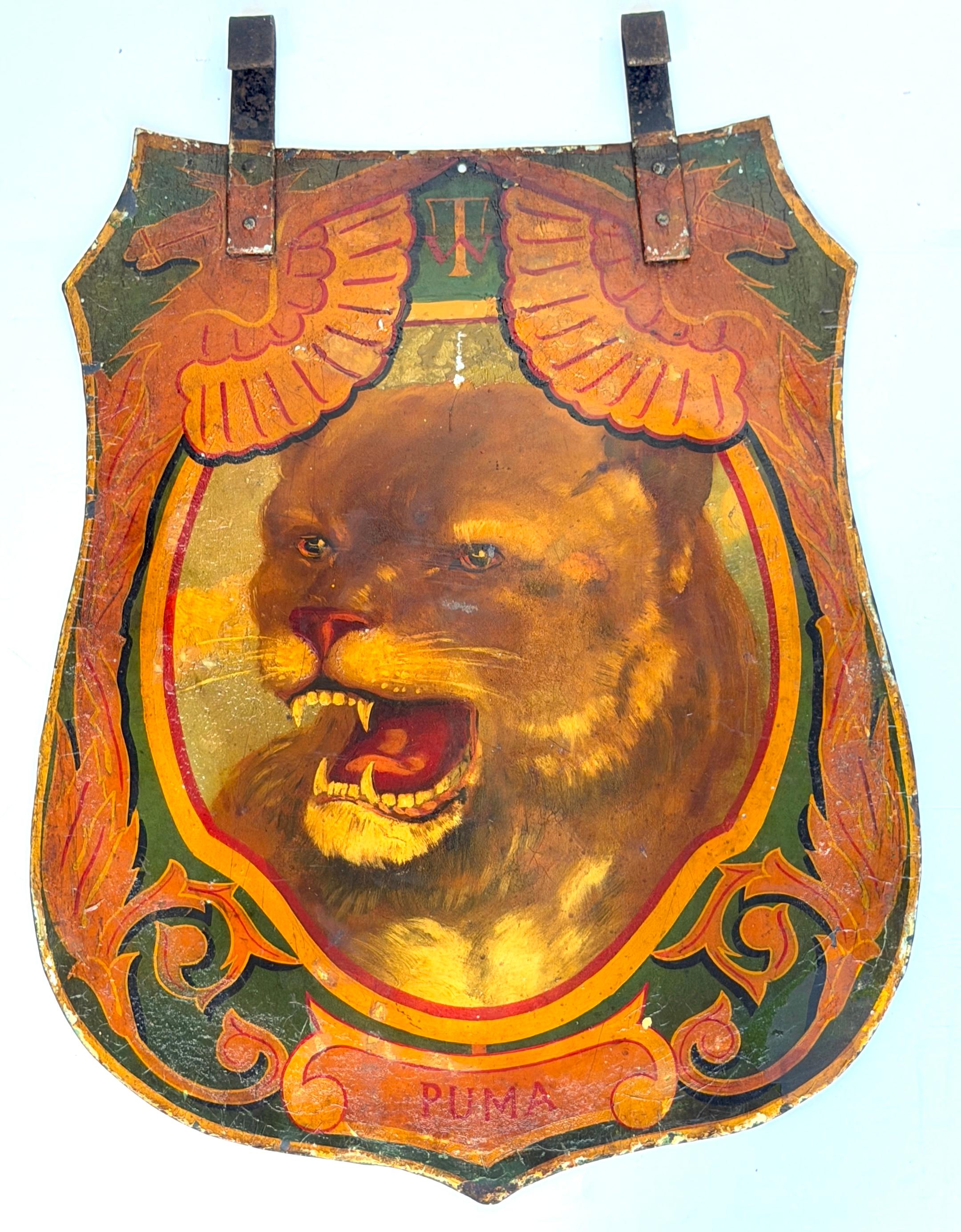 6 Double-Sided Wombwell & Whitelegg Victorian Exotic Animalier Tole Panels, 1891 en venta 12