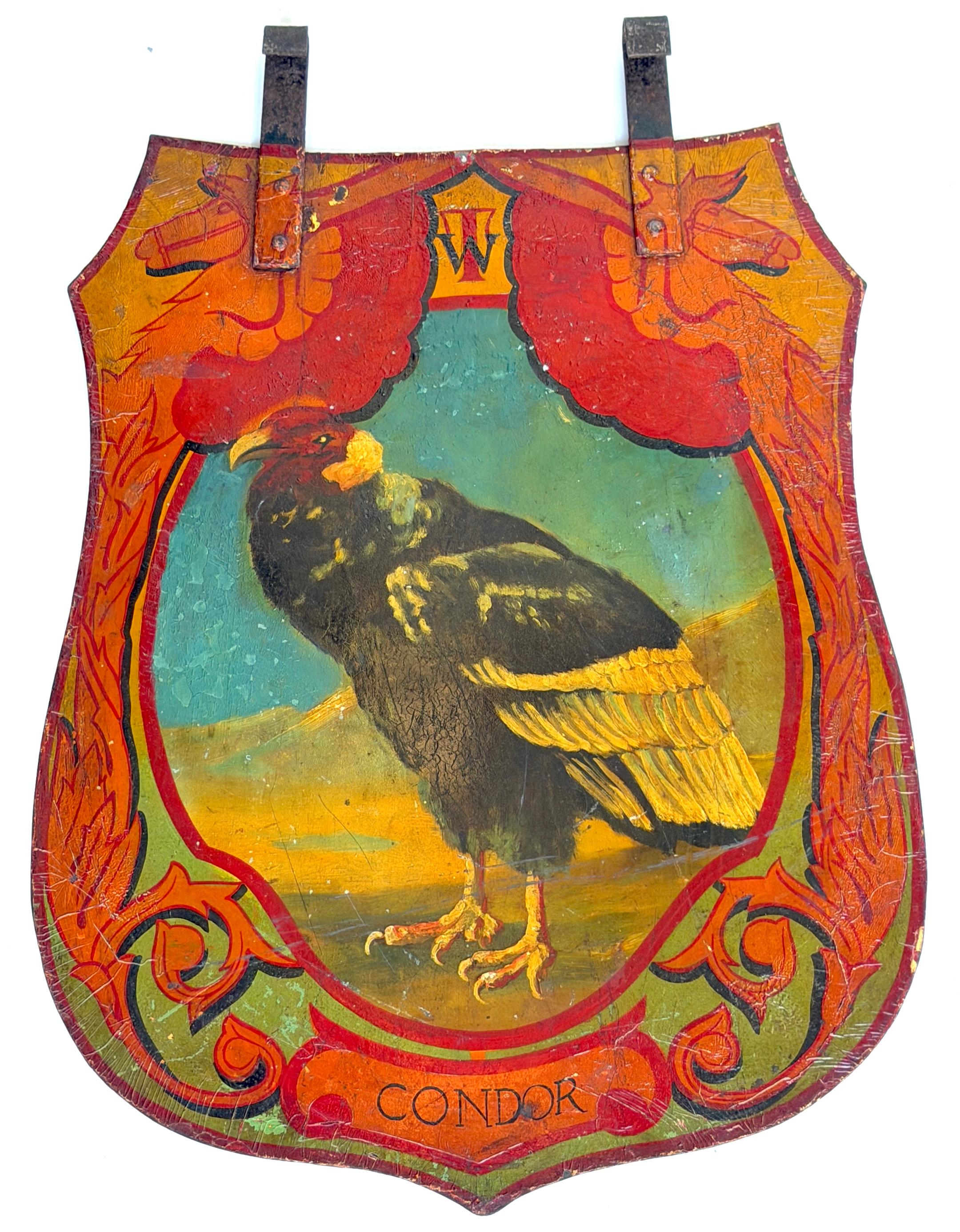 6 Double-Sided Wombwell & Whitelegg Victorian Exotic Animalier Tole Panels, 1891 Fines del siglo XIX en venta