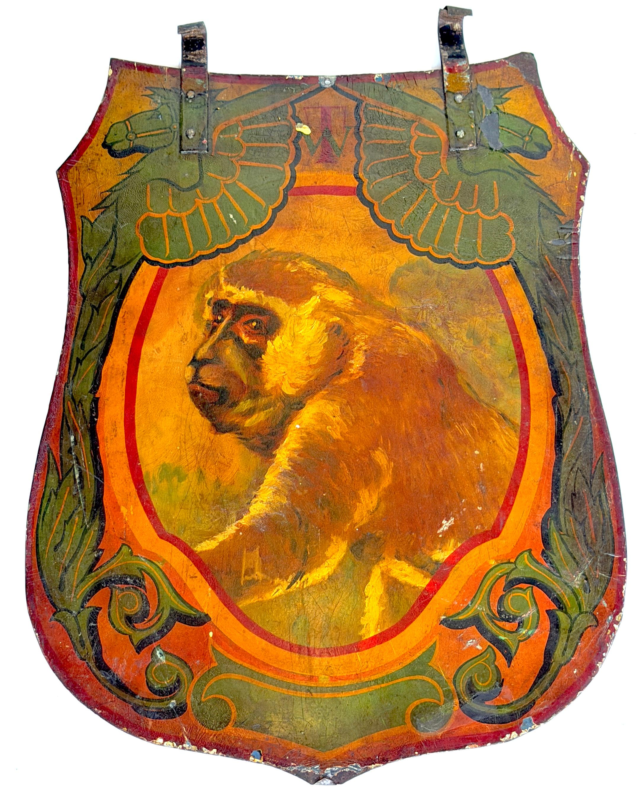 6 Double-Sided Wombwell & Whitelegg Victorian Exotic Animalier Tole Panels, 1891 en venta 1