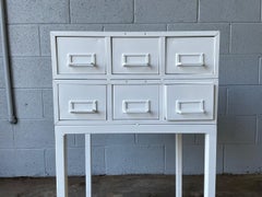 6 Drawer Card File on Custom Base