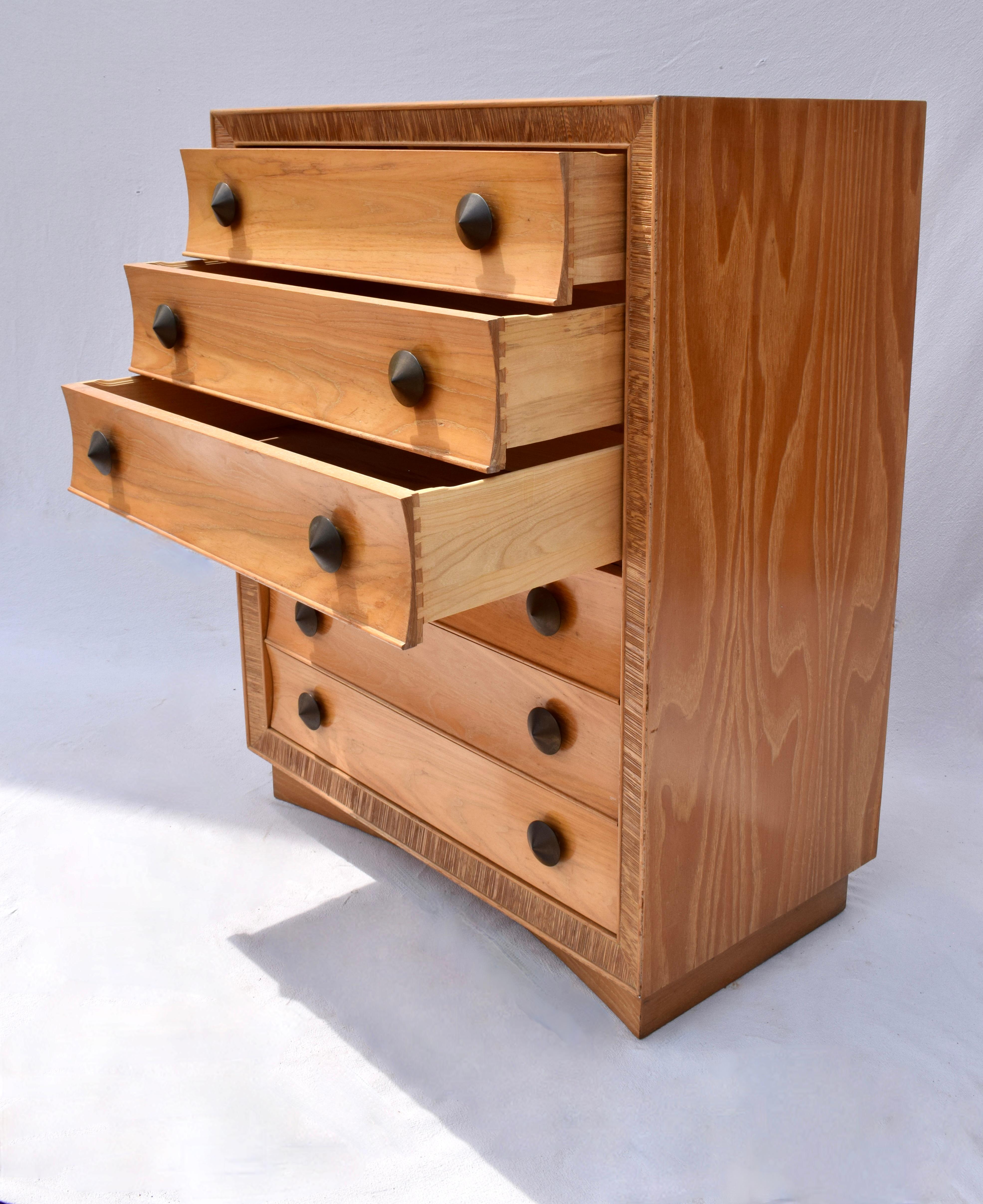 Bleached 6-Drawer Chest by Paul Frankl for Brown-Saltman