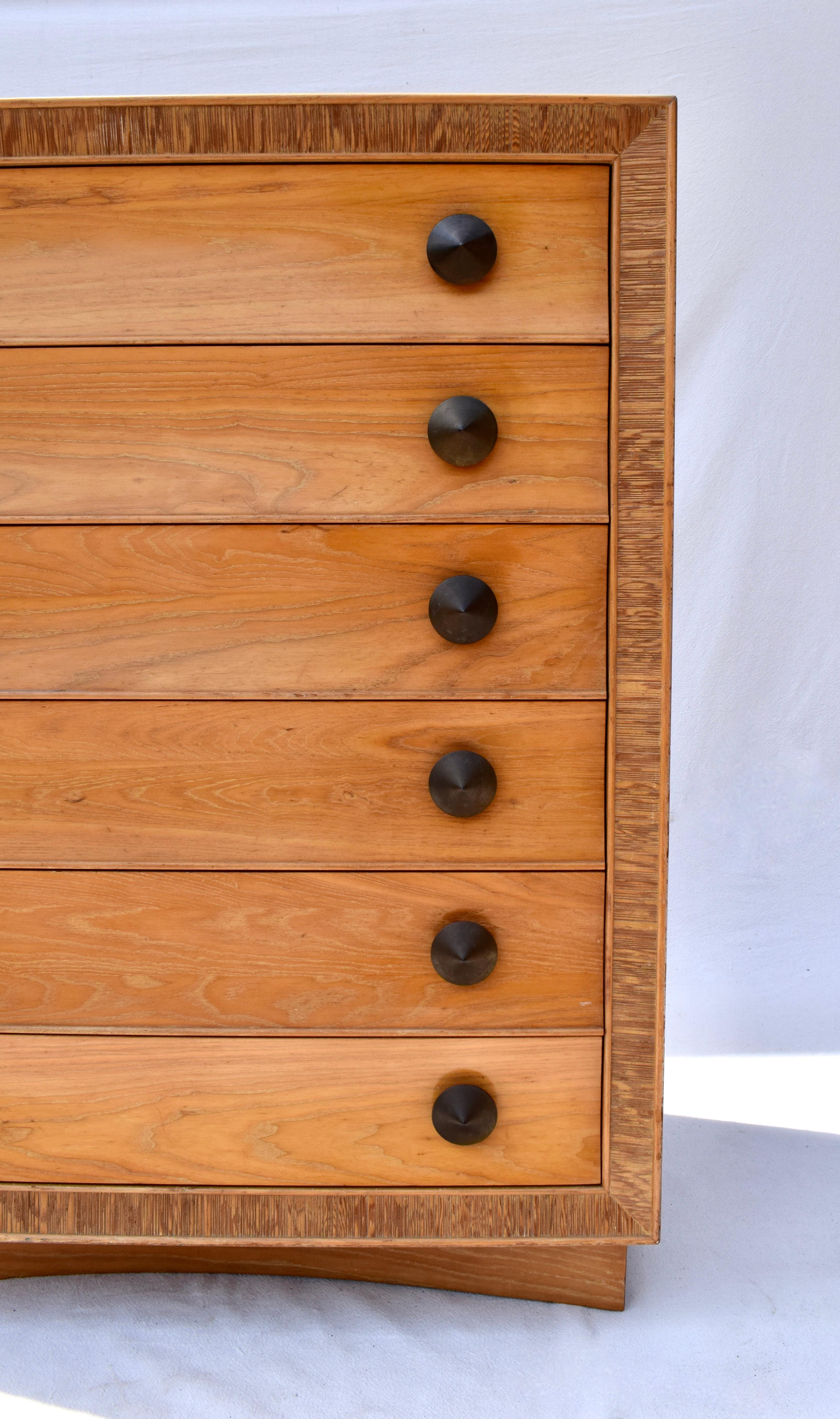 6-Drawer Chest by Paul Frankl for Brown-Saltman In Good Condition In Southampton, NJ