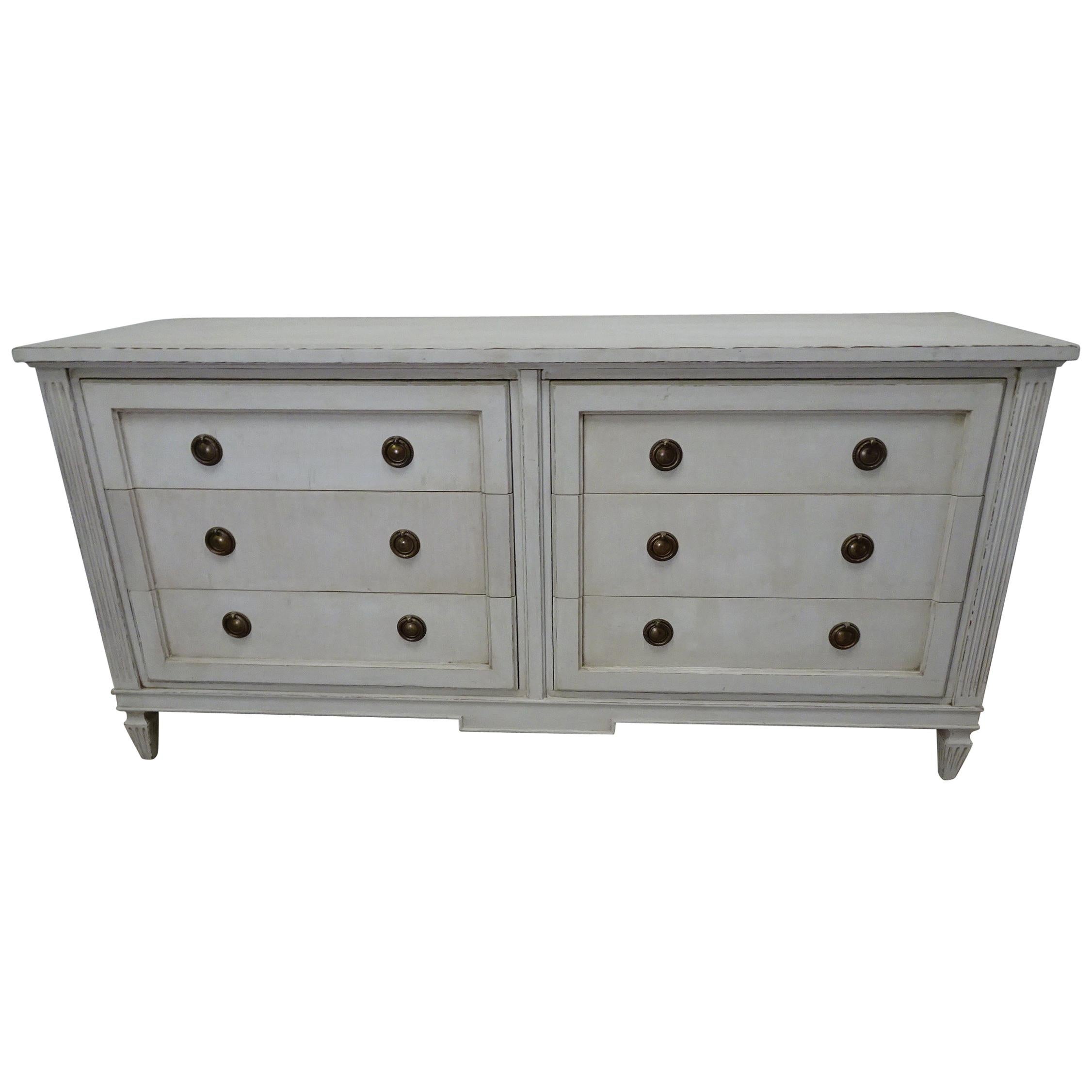 6-Drawer Gustavian Dresser
