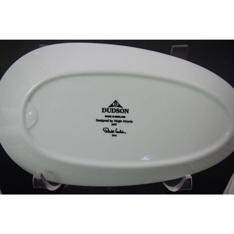 (6) Dudson Virgin Atlantic Airways R Welch Porzellan Snack Vorspeisenplatten 10