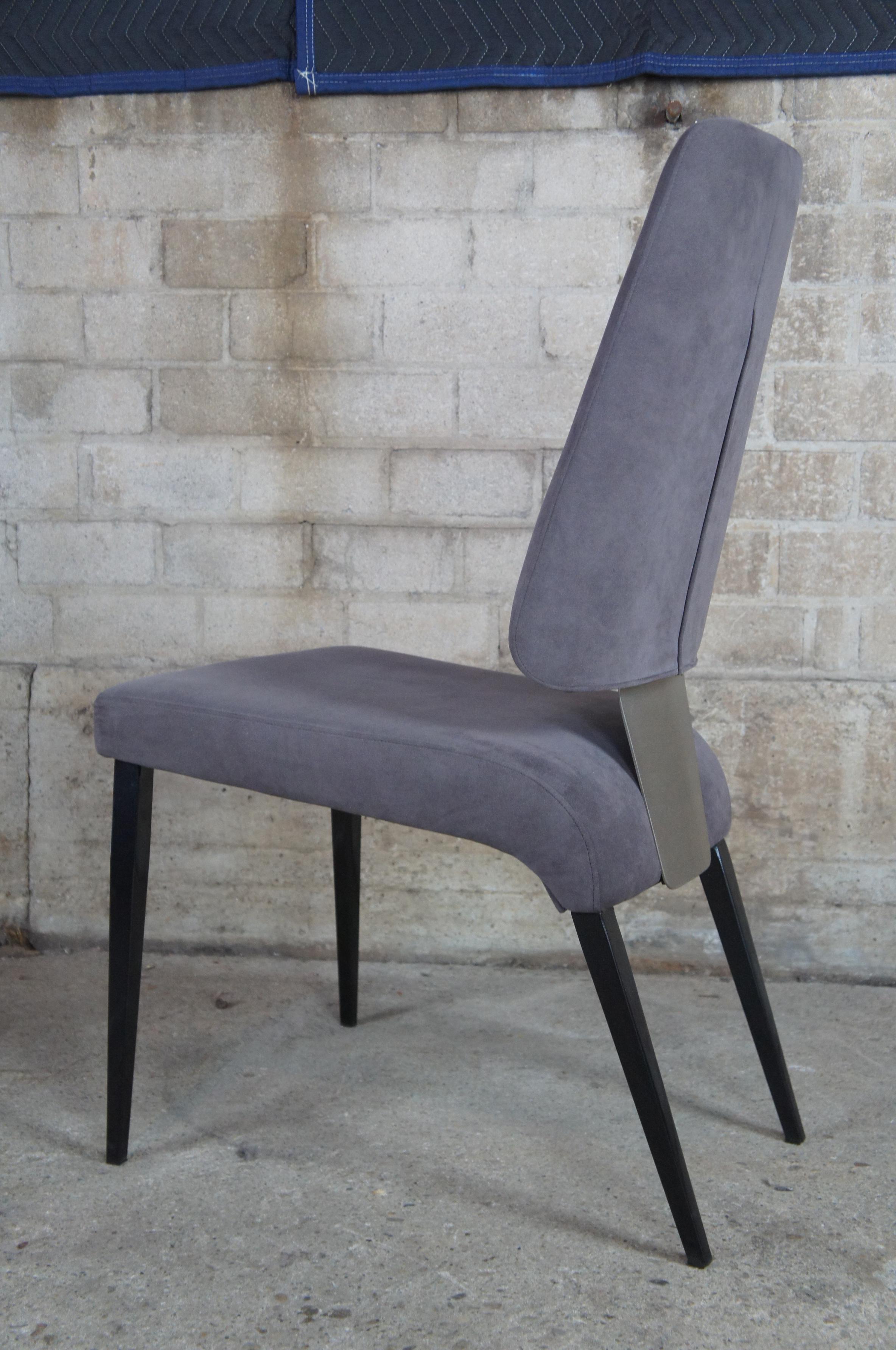 20th Century 6 Elite Modern Magnum Dining Chairs Minimalist Contemporary Postmodern 4021FS