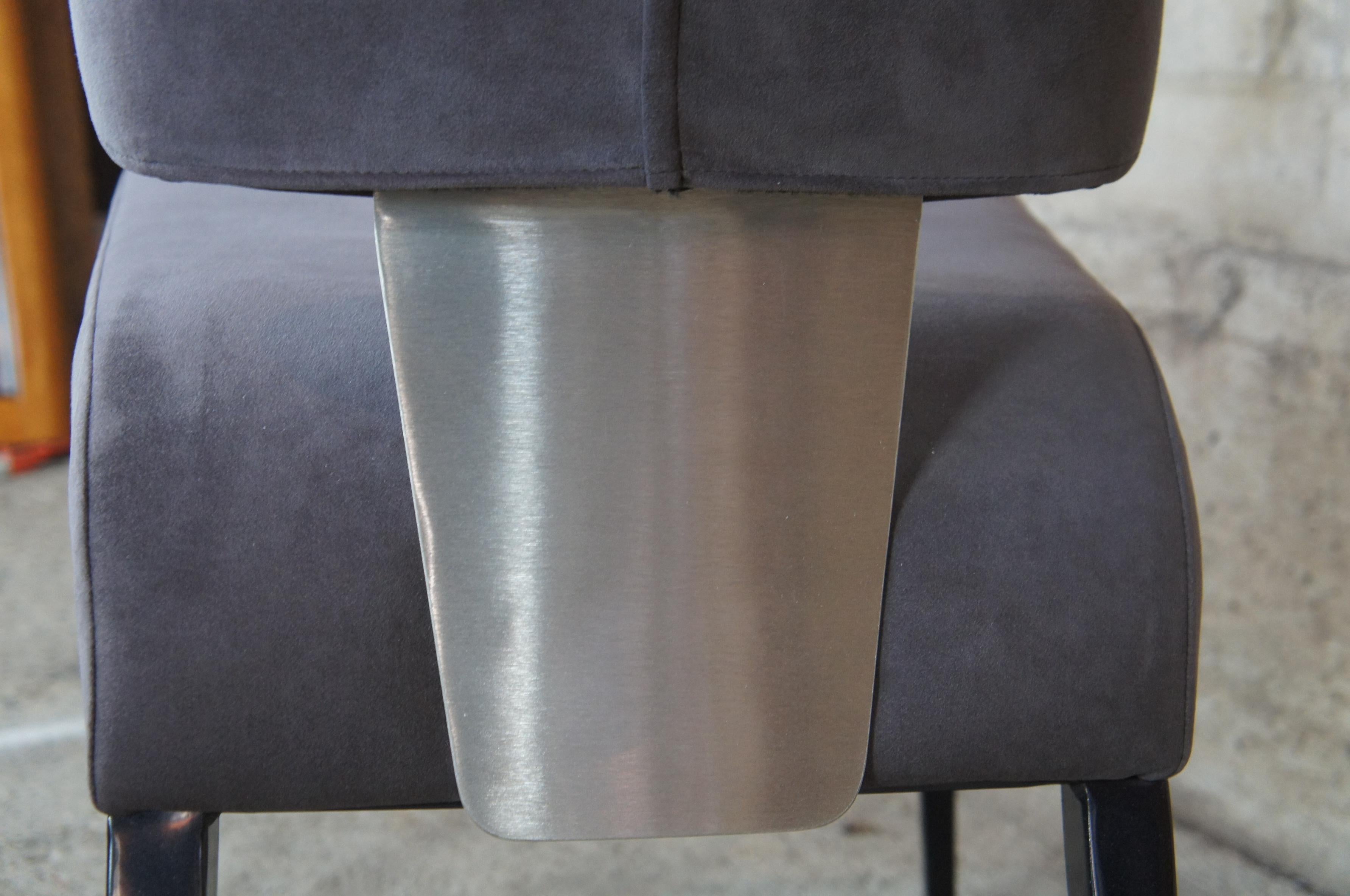 Metal 6 Elite Modern Magnum Dining Chairs Minimalist Contemporary Postmodern 4021FS