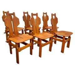 6 Elm Sculpture Chairs