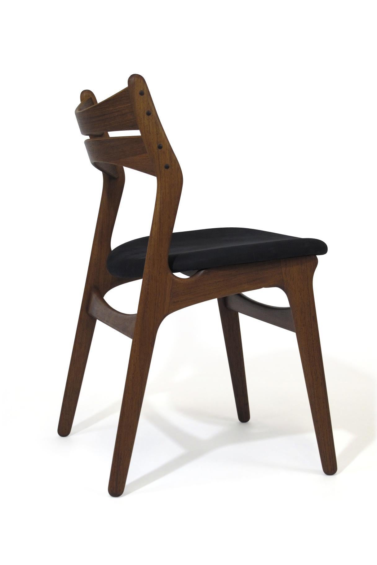 20th Century Erik Buch Rosewood Dining Chairs, Set of 6