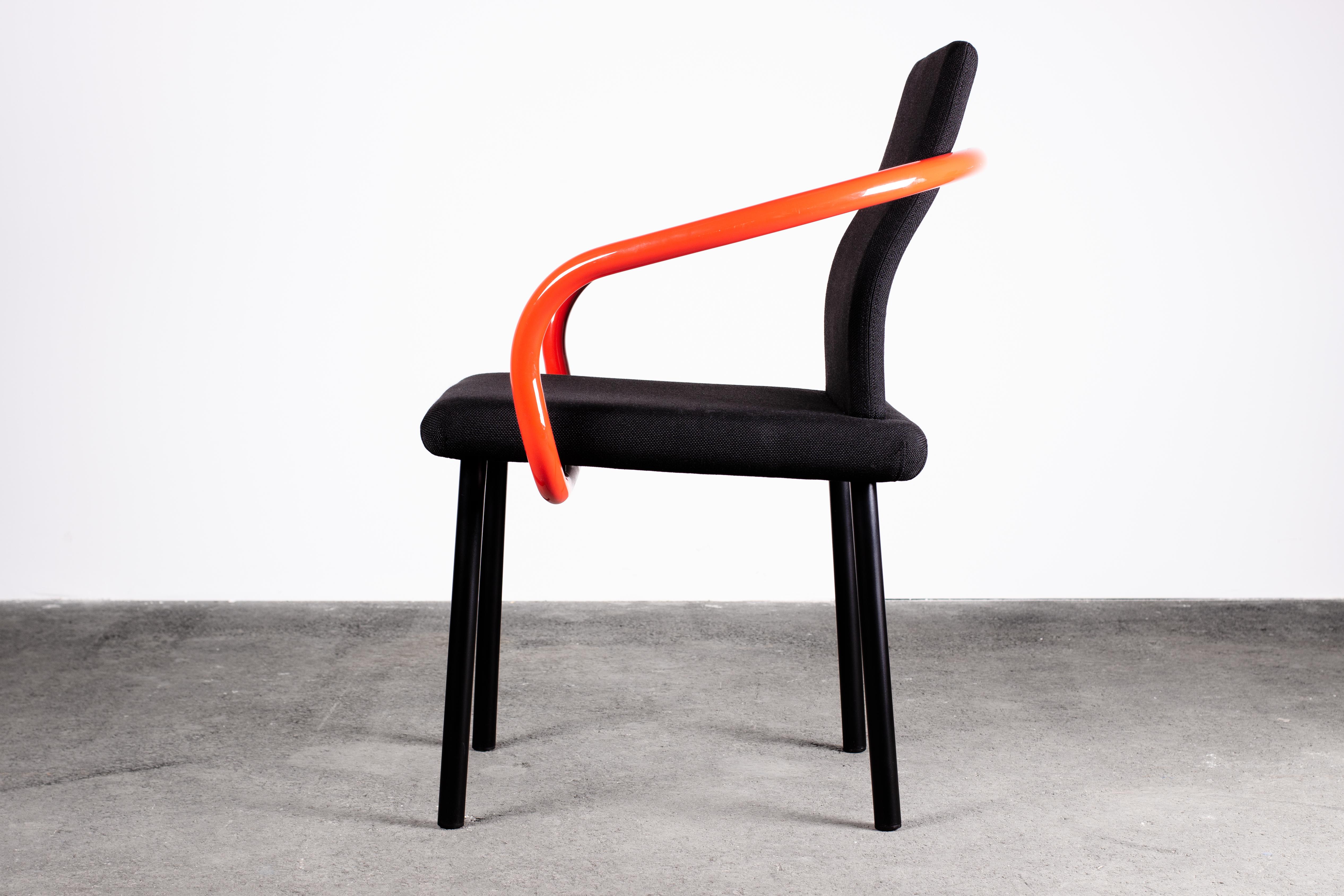 6 Ettore Sottsass Mandarin Chairs for Knoll 2