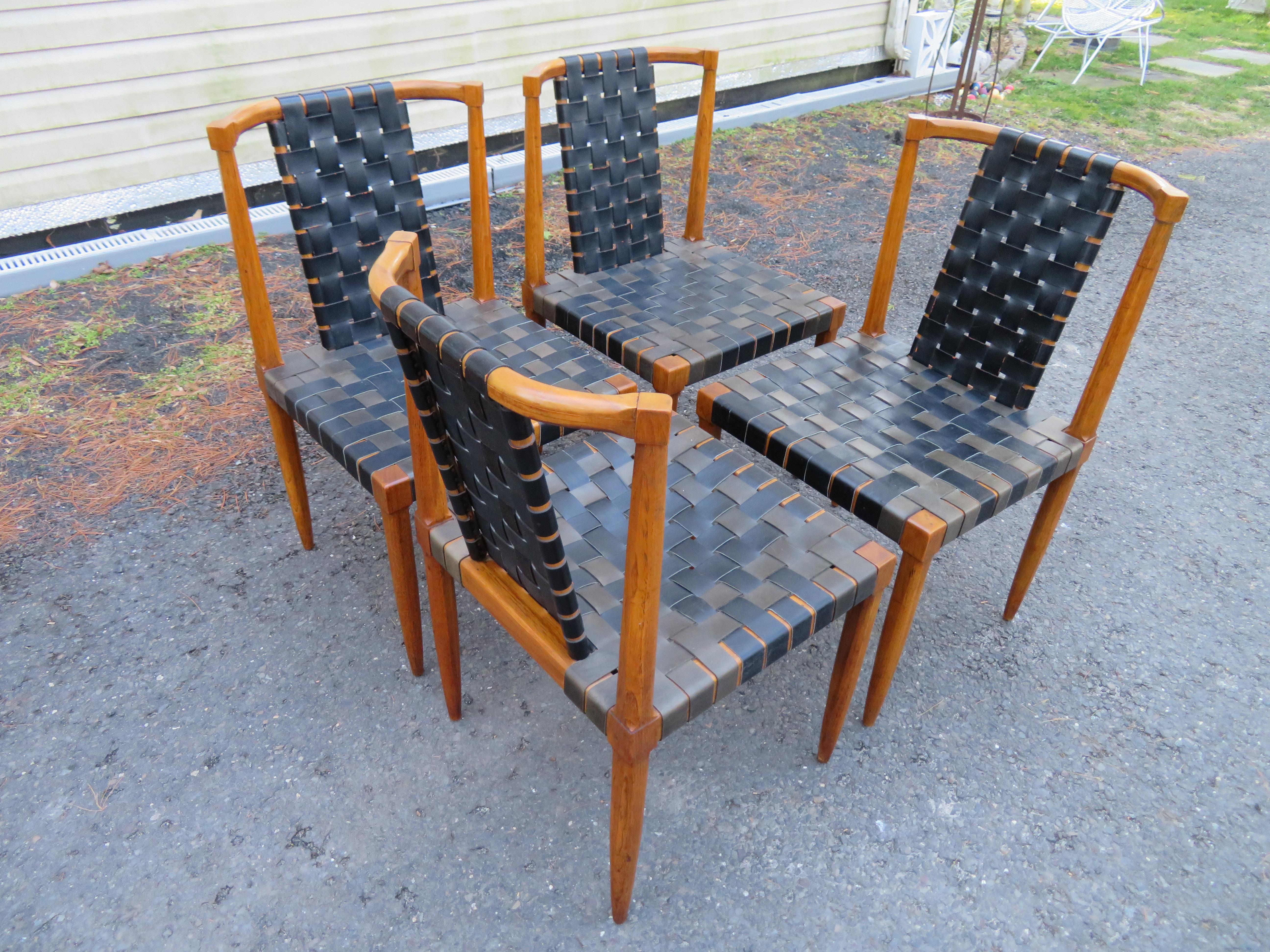 6 fabuleuses chaises de salle à manger Tomlinson « Sophisticate » à 2 bras et 4 côtés en vente 11