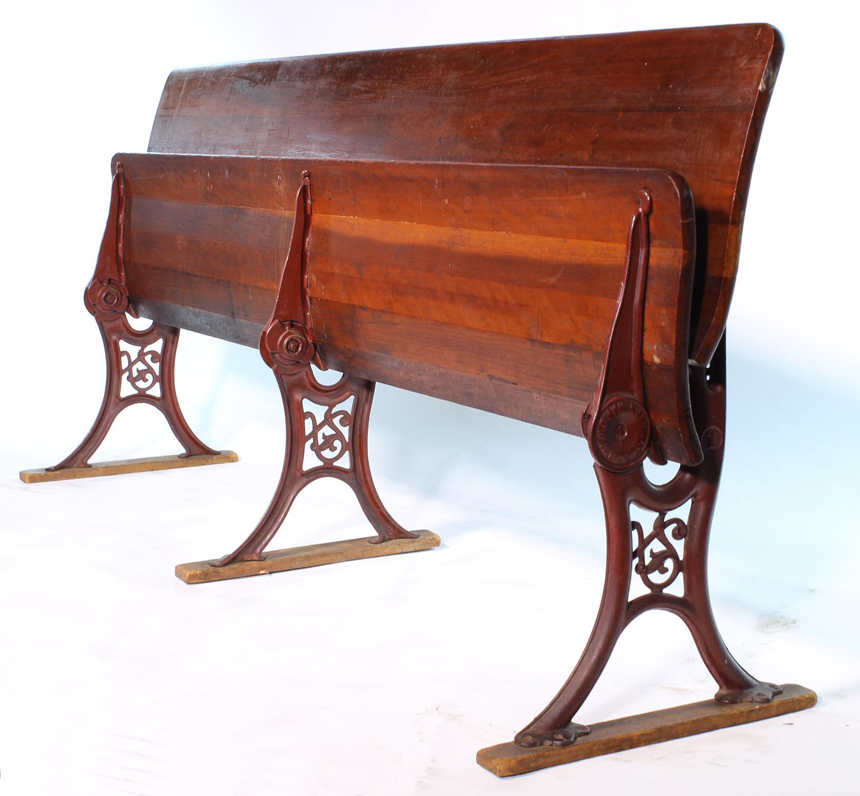 antique train station benches for sale