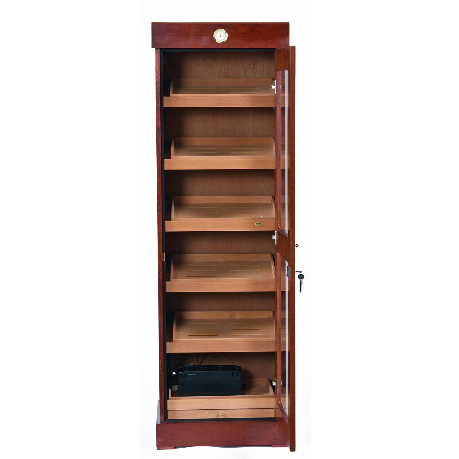 American 6 Foot Tall Commercial African Bubinga Rosewood 3000 Count Cigar Humidor