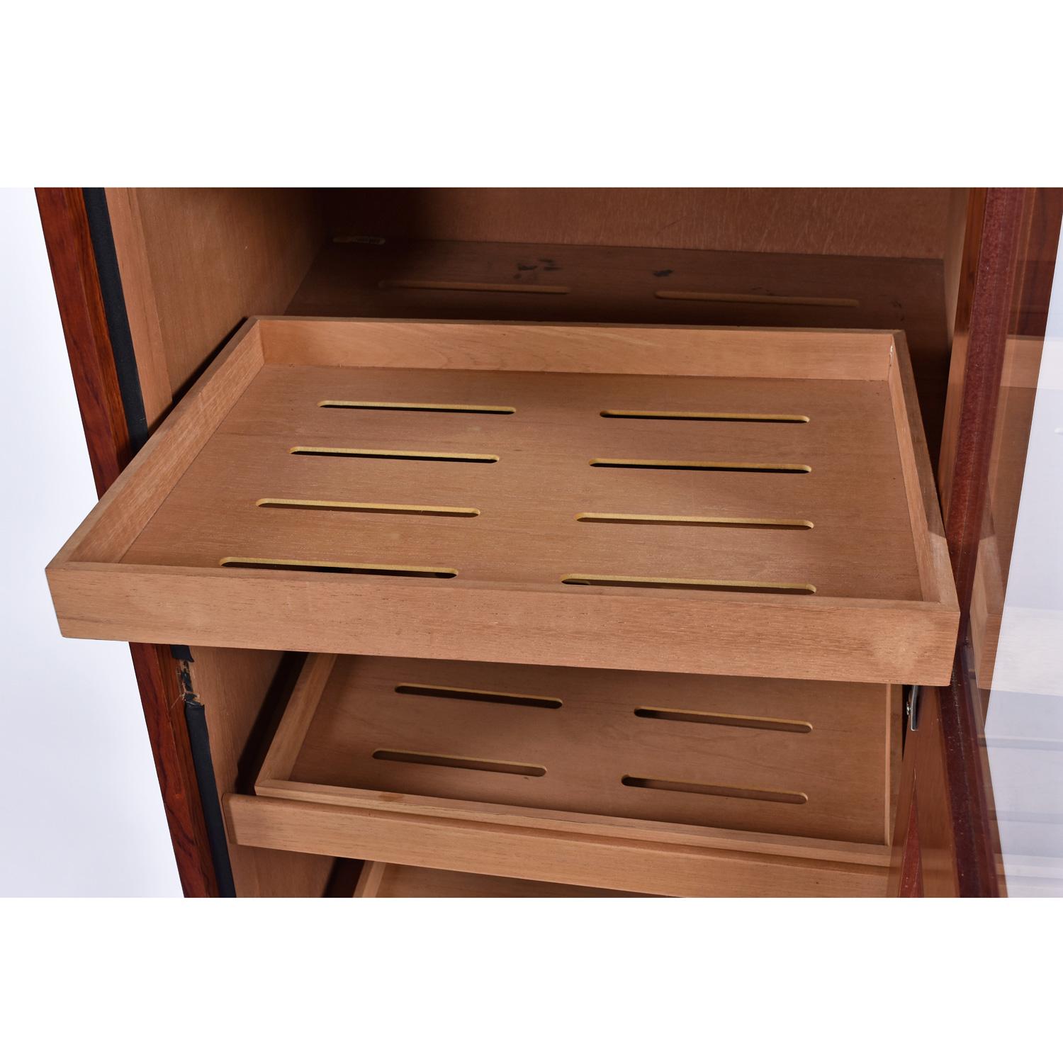 6 Foot Tall Commercial African Bubinga Rosewood 3000 Count Cigar Humidor 2