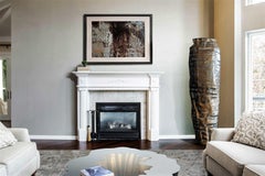 73" Hochdekorative Bodenvase in oxidierter Bronze-Finish