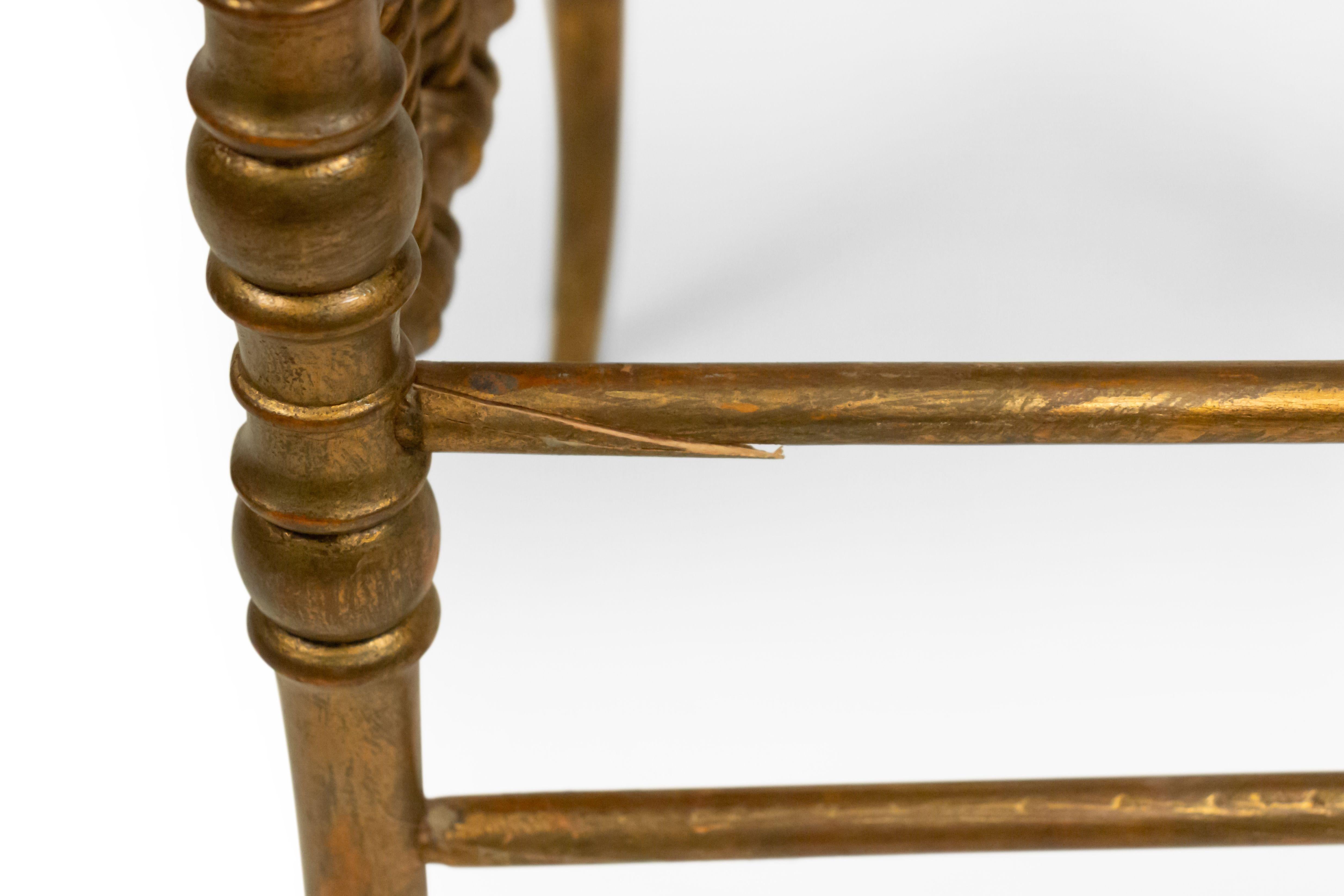 6 French Victorian Ballroom Side Chairs For Sale 4