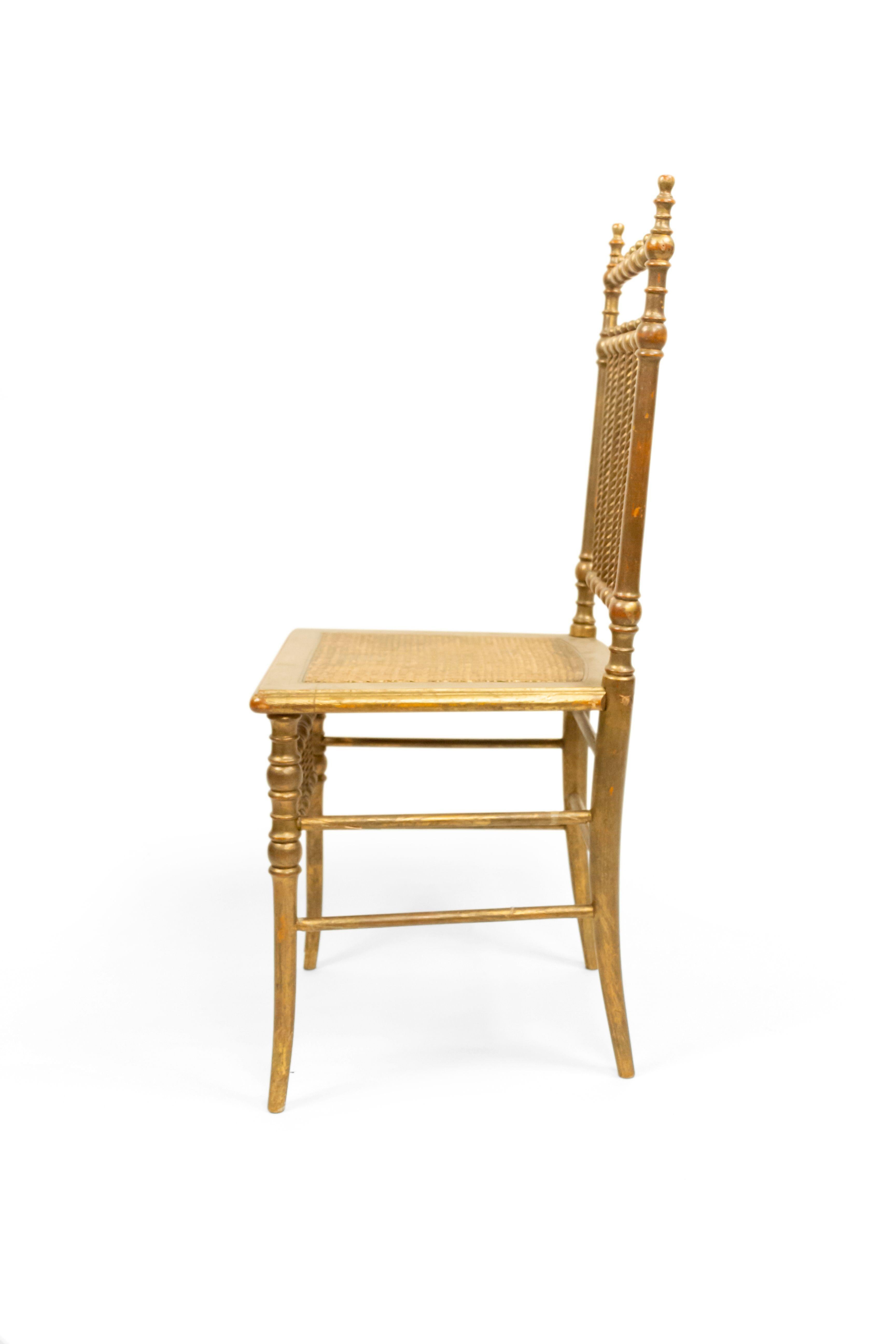 6 French Victorian Ballroom Side Chairs For Sale 5