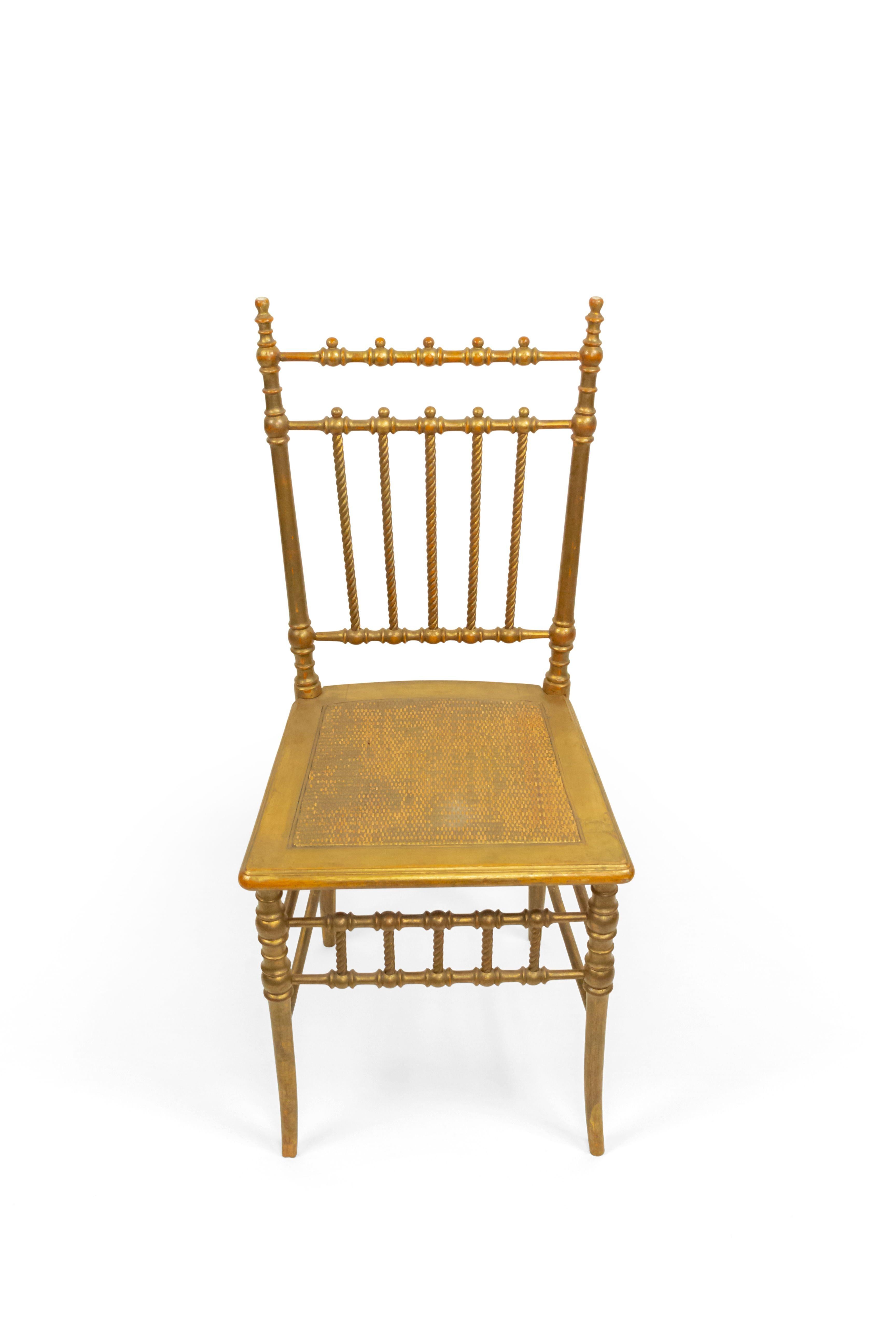 6 French Victorian Ballroom Side Chairs For Sale 6