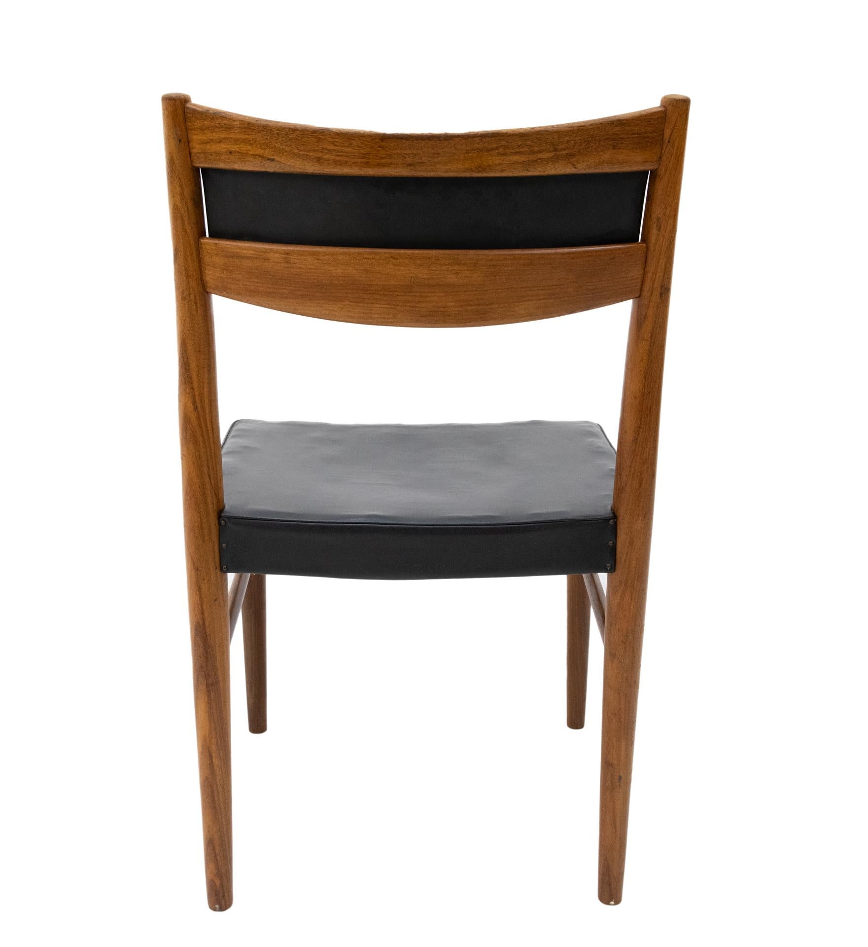 6 Gemla  Teak Dining chairs Sweden 1960s  8