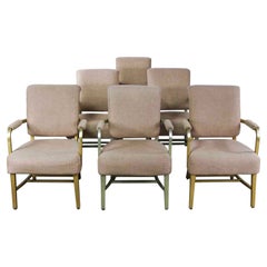 6 General Fireproofing Mid Century Machine Age Aluminum Goodform Armchairs