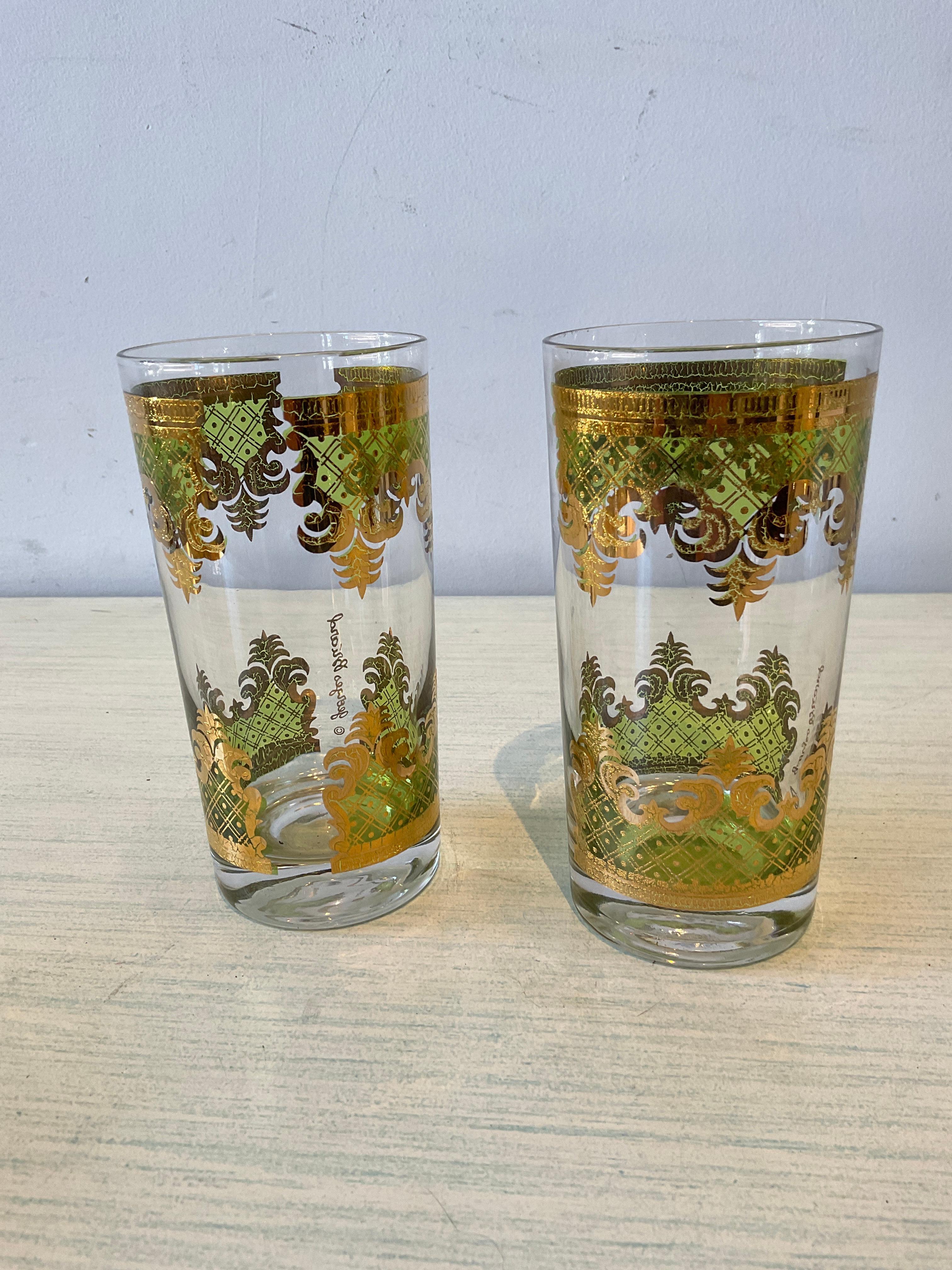 6 Georges Briard Bar Glasses In Good Condition For Sale In Tarrytown, NY