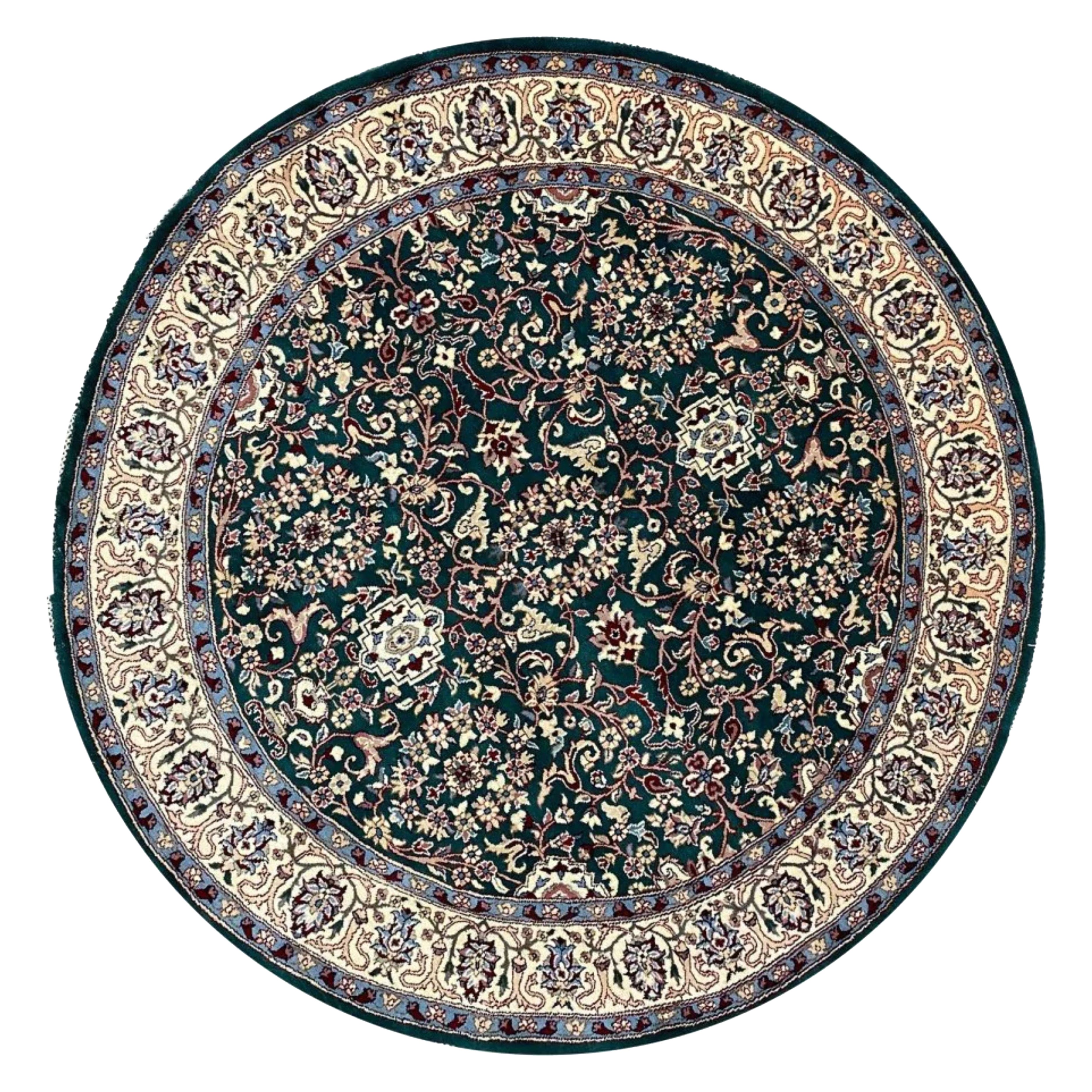 6
 Hand Knotted Design Indian Rug