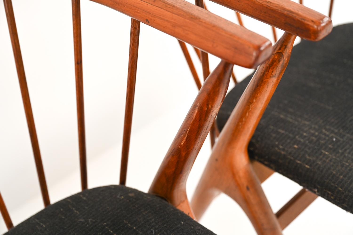 '6' Helge Sibast for Sibast No. 8 Teak Dining Chairs 5