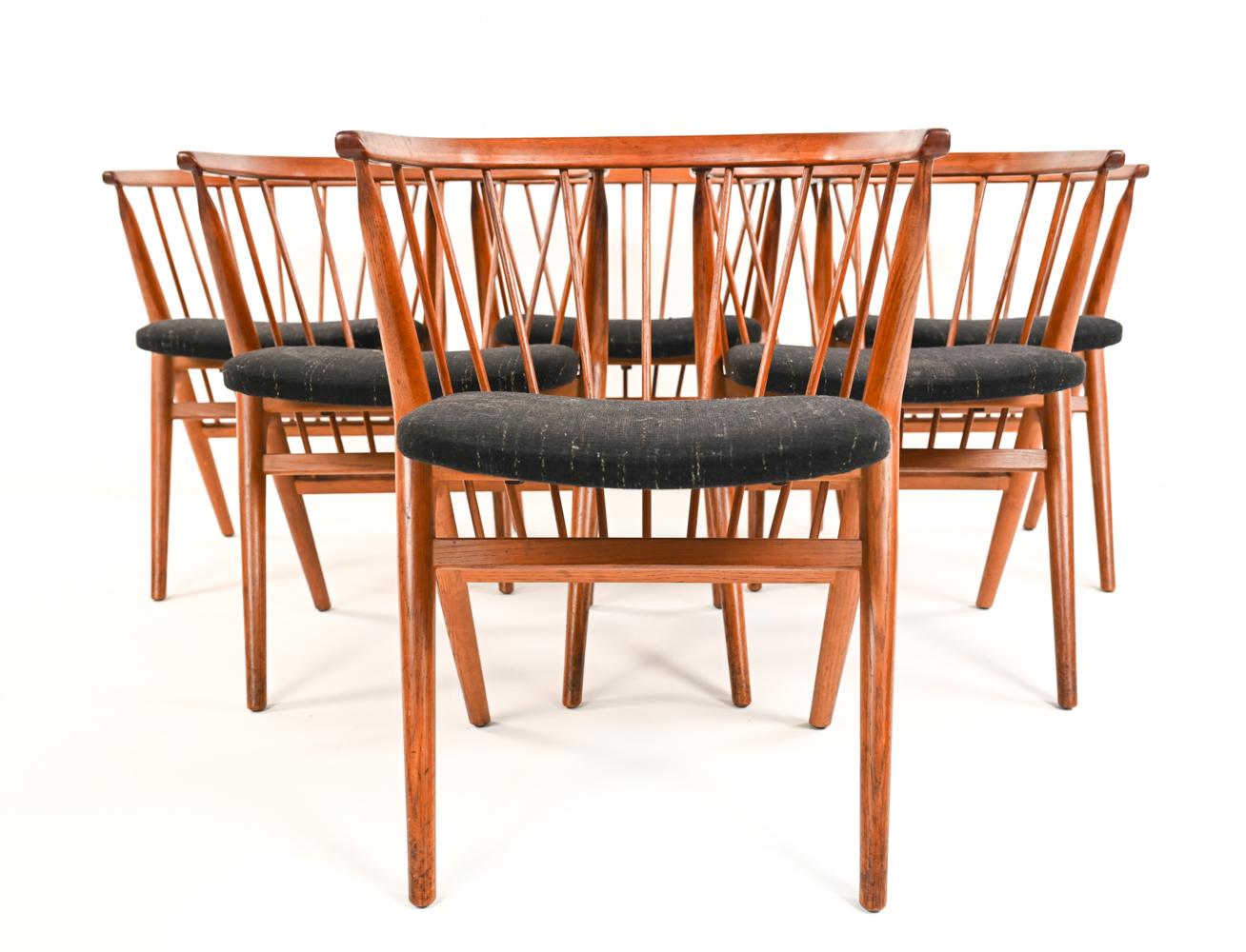 Danish '6' Helge Sibast for Sibast No. 8 Teak Dining Chairs
