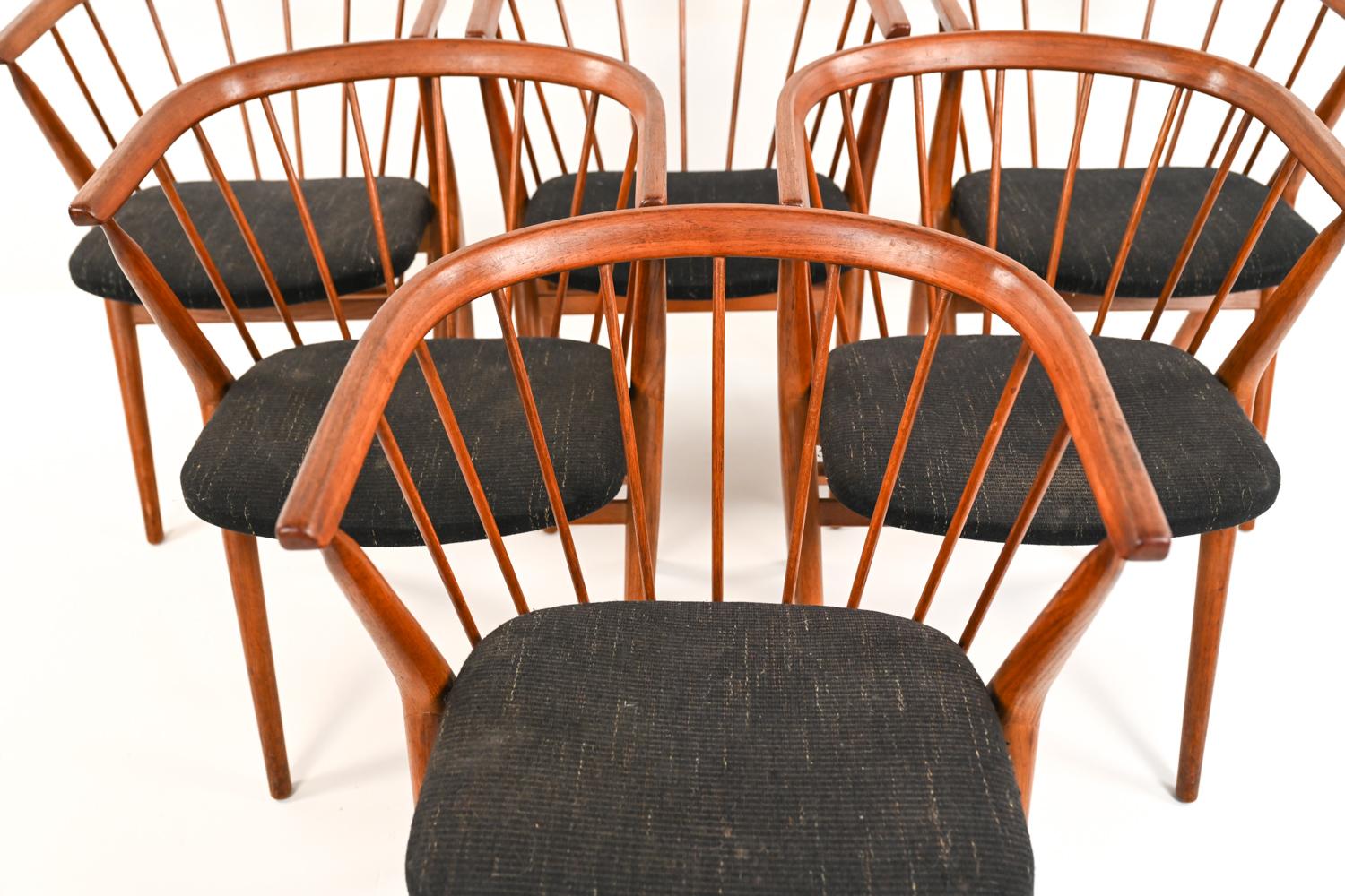 Mid-20th Century '6' Helge Sibast for Sibast No. 8 Teak Dining Chairs