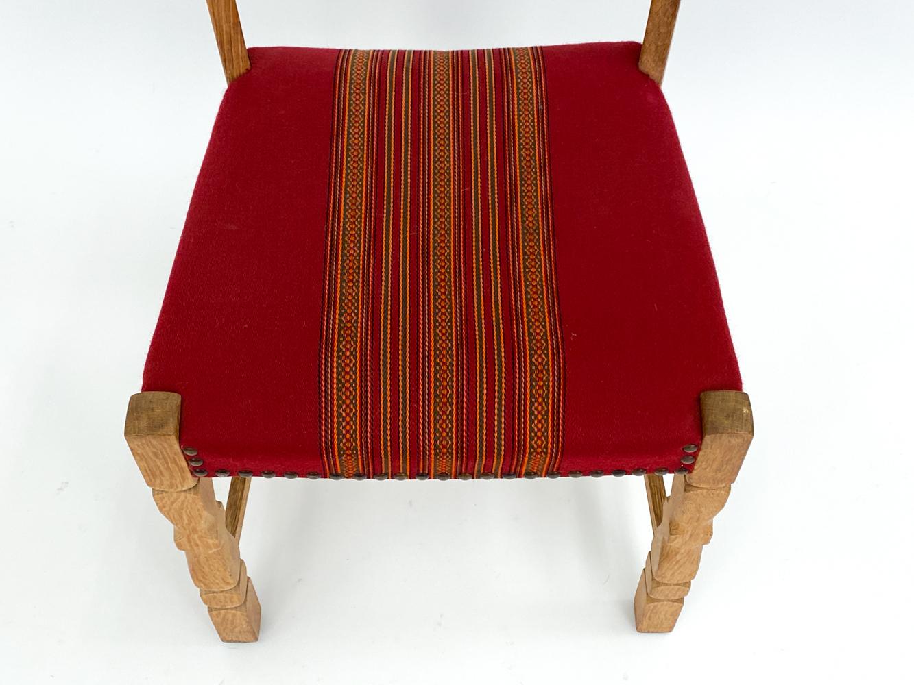 (6) Henning Kjaernulf Danish Oak Dining Chairs For Sale 10