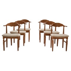 Vintage 6 Henning Kjærnulf Dining Chairs, Denmark 1960s