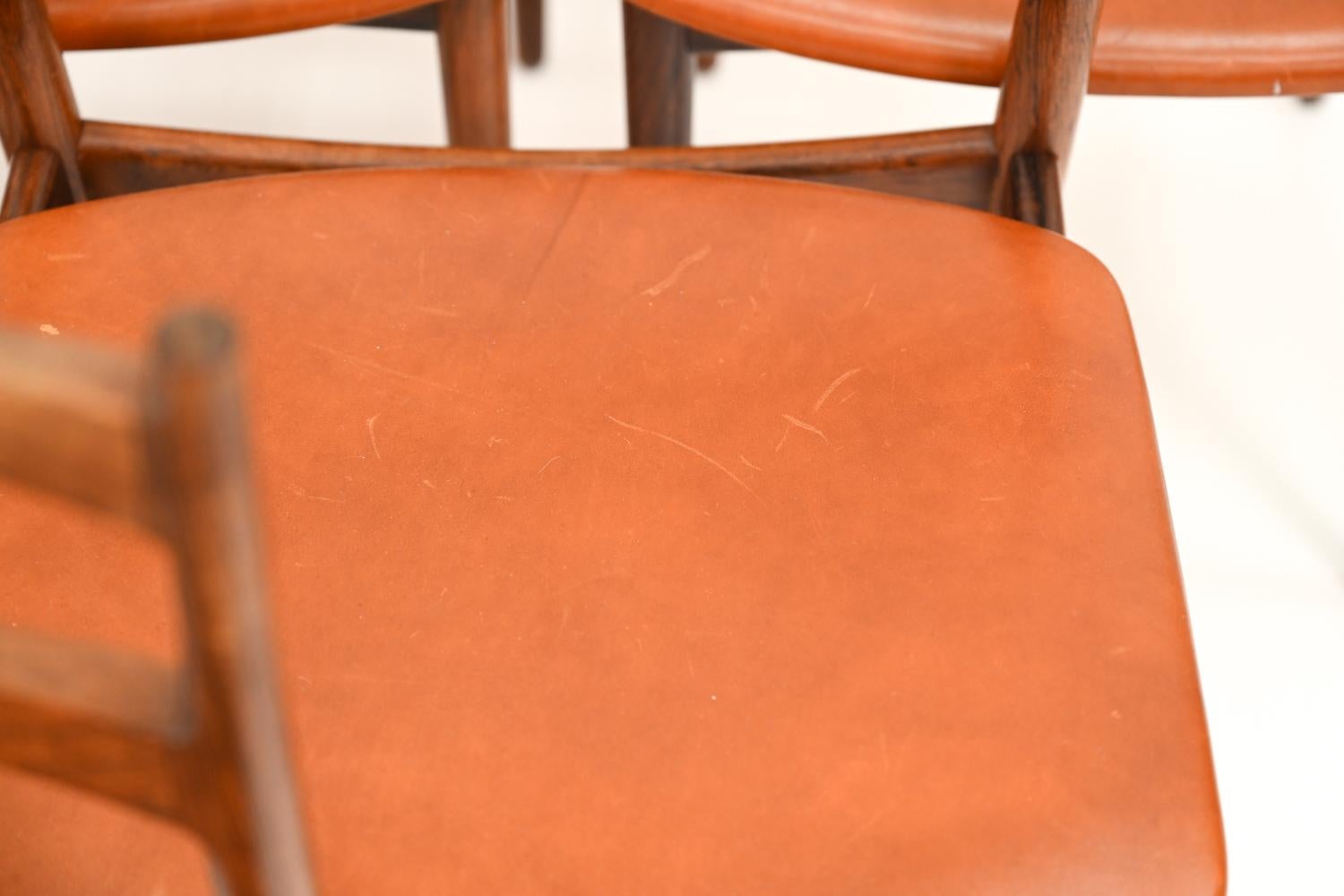 Esszimmerstühle '6' Henry Rosengren Hansen für Brande Mobelindustri im Angebot 3