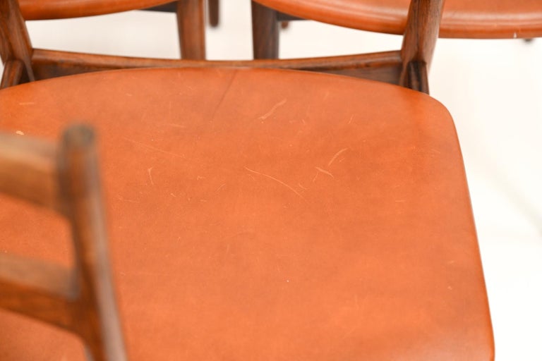 '6' Henry Rosengren Hansen for Brande Mobelindustri Dining Chairs For Sale 3