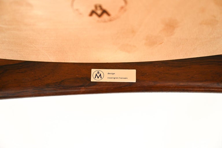 '6' Henry Rosengren Hansen for Brande Mobelindustri Dining Chairs For Sale 5