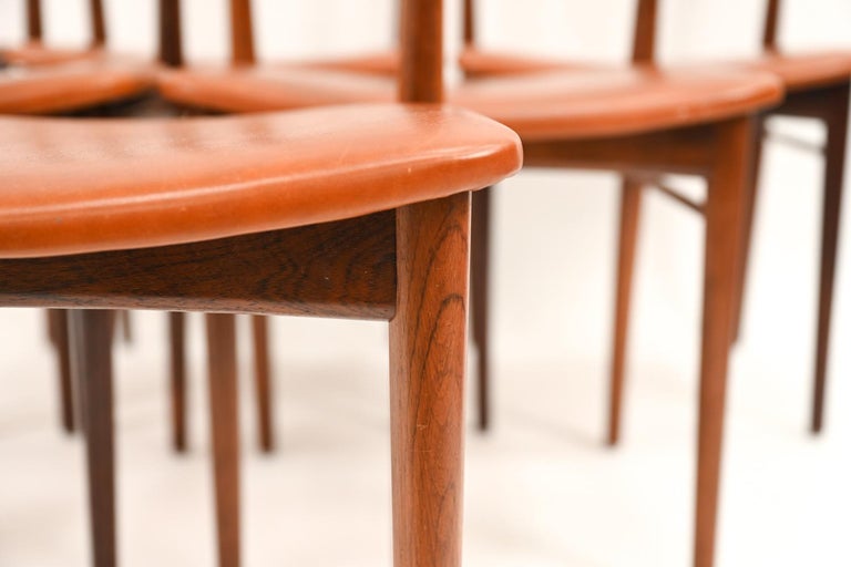 '6' Henry Rosengren Hansen for Brande Mobelindustri Dining Chairs For Sale 1