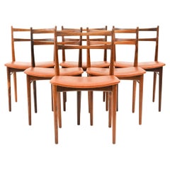 '6' Henry Rosengren Hansen for Brande Mobelindustri Dining Chairs