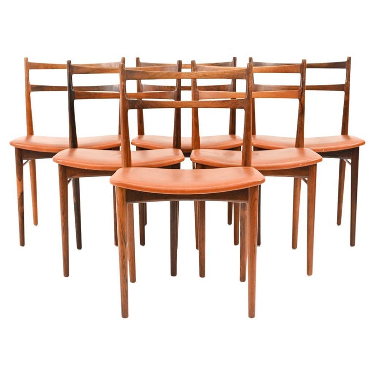 '6' Henry Rosengren Hansen for Brande Mobelindustri Dining Chairs For Sale
