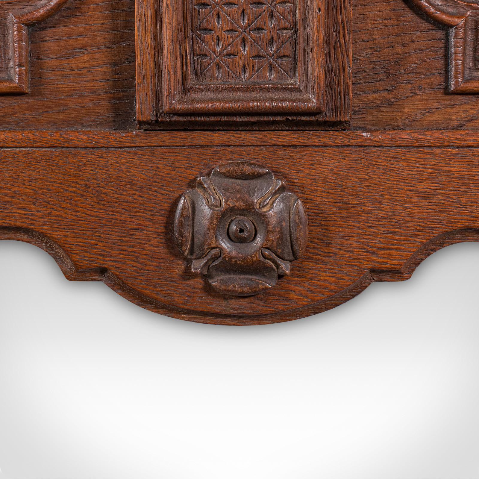 Appendiabiti da reception a 6 ganci, Oak inglese, guardaroba, edoardiano in vendita 1