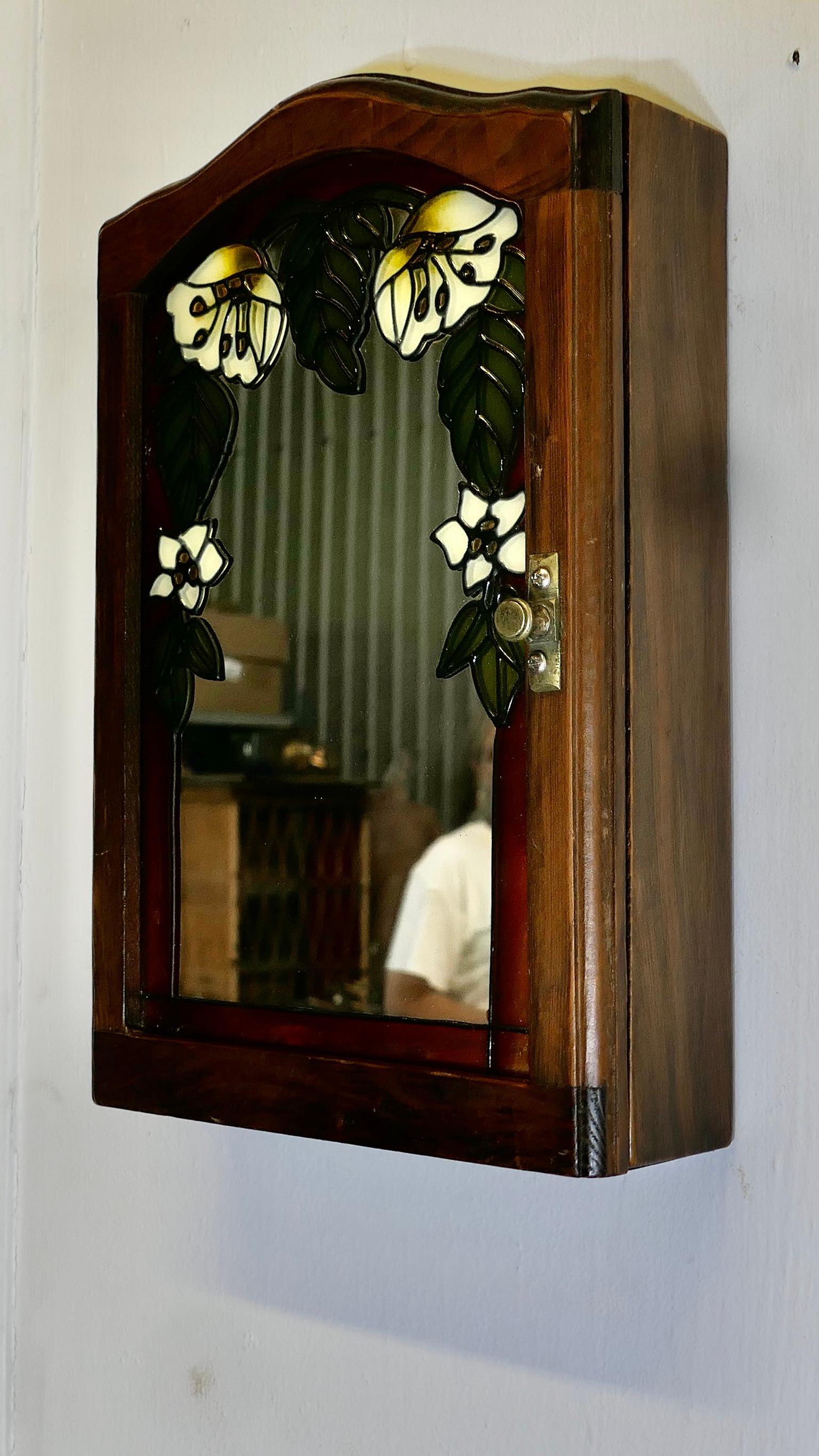 Miroir Armoire à clés à 6 crochets en vente